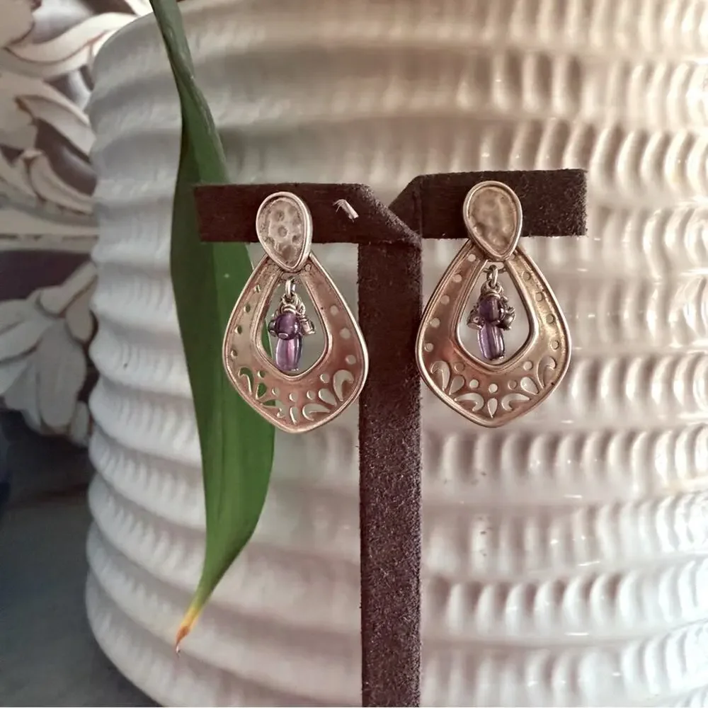 Silpada 925 Sterling Silver Beaded Earrings - Picture 4 of 8